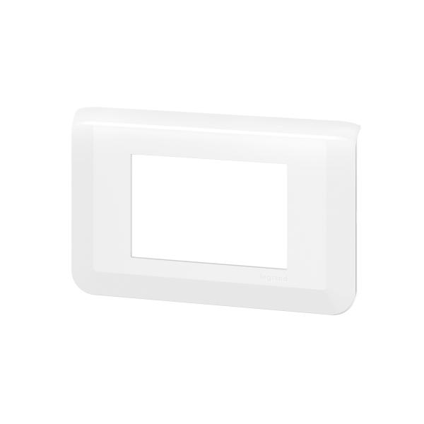 Vignette 3 produit Ref : 078803L | Plaque de finition Mosaic pour 3 modules blanc