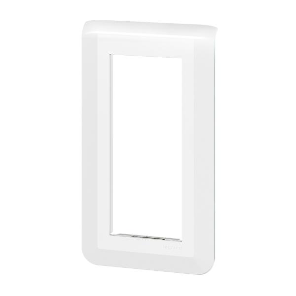 Vignette 3 produit Ref : 078825L | Plaque de finition verticale Mosaic pour 5 modules blanc