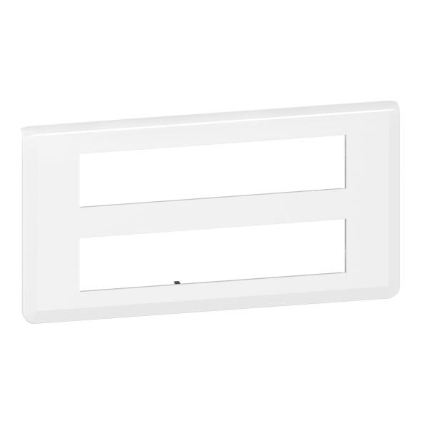 Vignette 3 produit Ref : 078828L | Plaque de finition Mosaic pour 2x10 modules blanc