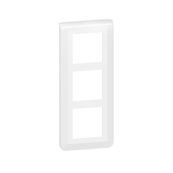 Vignette 3 produit Ref : 078856L | Plaque de finition verticale spciale rnovation Mosaic pour 3x2 modules blanc