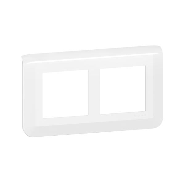 Vignette 3 produit Ref : 078864L | Plaque de finition horizontale spéciale rénovation Mosaic pour 2x2 modules blanc