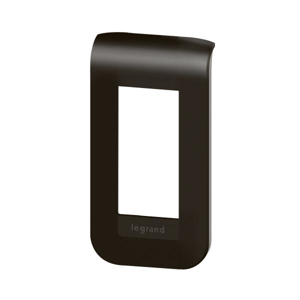 Vignette 3 produit Ref : 079041L | Plaque de finition Mosaic 1 module finition noire