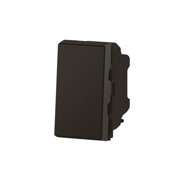 Vignette 3 produit Ref : 079101L | Interrupteur ou va-et-vient 10AX 250V~ Mosaic Easy-Led 1 module � noir mat