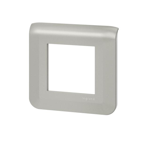 Vignette 3 produit Ref : 079302L | Plaque de finition Mosaic pour 2 modules alu