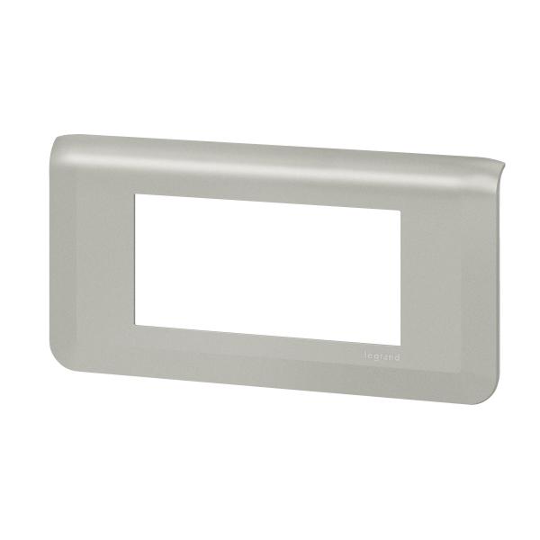 Vignette 3 produit Ref : 079314L | Plaque de finition horizontale Mosaic pour 4 modules alu