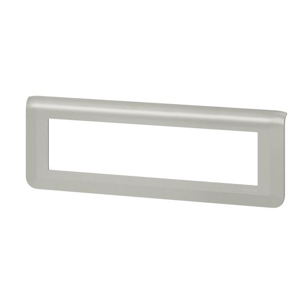 Vignette 3 produit Ref : 079318L | Plaque de finition horizontale Mosaic pour 8 modules alu
