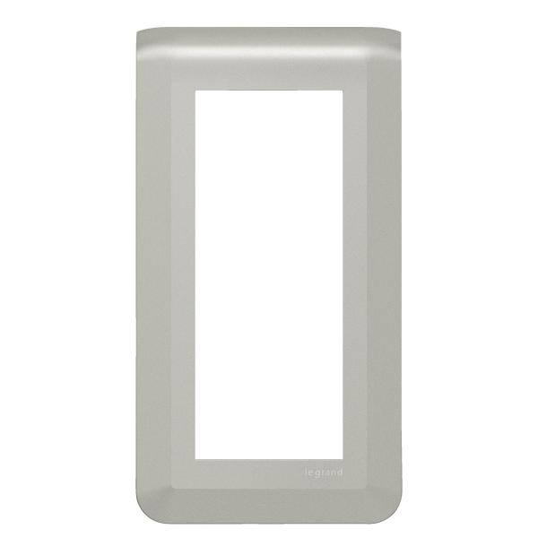 Vignette 3 produit Ref : 079325L | Plaque de finition verticale Mosaic pour 5 modules alu