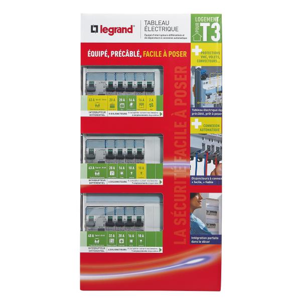 Vignette 3 produit Ref : 093066 | Tableau �lectrique �quip� Evolu� - pour logement T3
