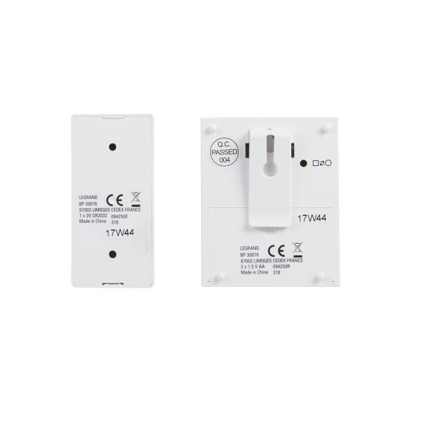 Vignette 3 produit Ref : 094251 | Kit carillon radio sans fil Essentiel - blanc