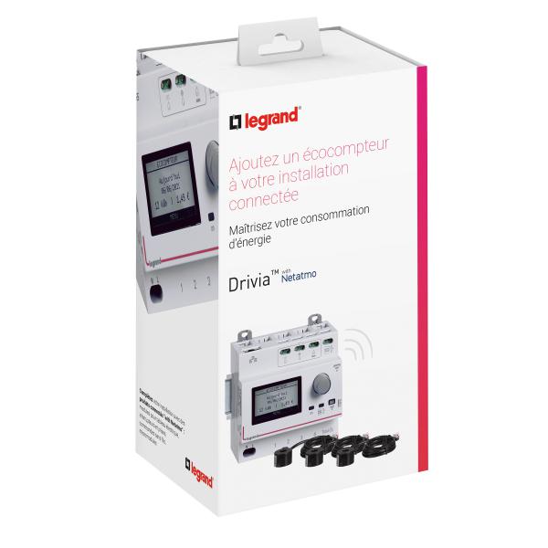 Vignette 3 produit Ref : 412033 | Pack Ecocompteur connect avec 3 transformateurs de courant ferms 80A