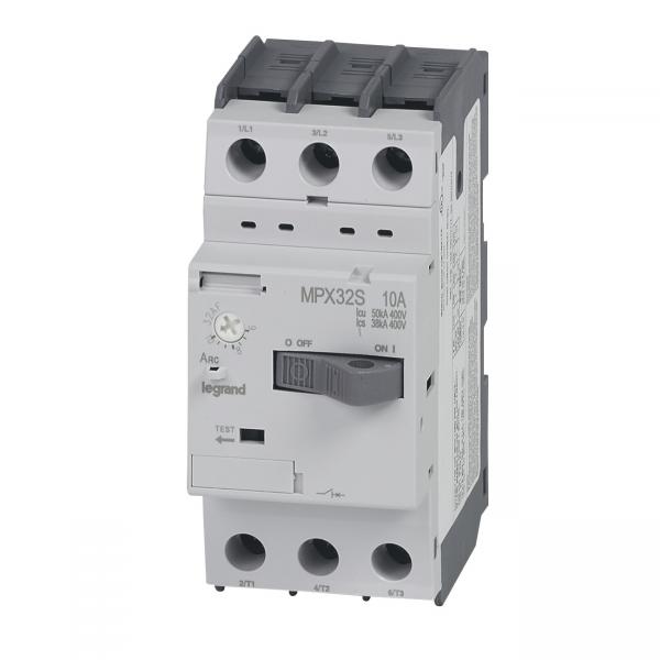 Vignette 3 produit Ref : 417310 | Disjoncteur moteur magnétothermique MPX³32S - réglage thermique 6A à 10A - pouvoir de coupure 50kA en 415V