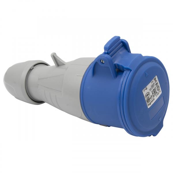 Vignette 3 produit Ref : 555214 | Prise mobile P17 IP44 32A  -  200V~  250V~  -  2P+T
