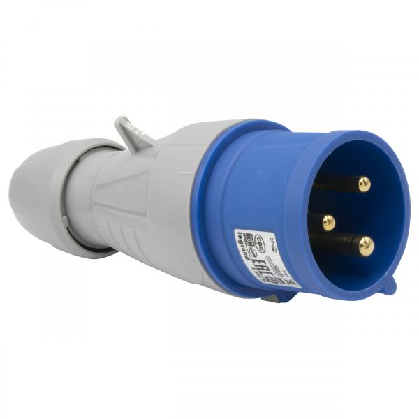 Vignette 3 produit Ref : 555234 | Fiche mobile droite P17 IP44 32A  -  200V~  250V~  -  2P+T