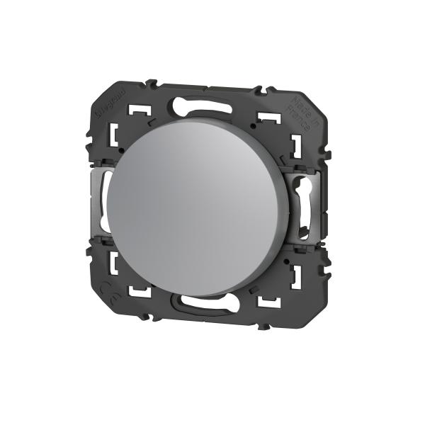 Vignette 3 produit Ref : 600101 | Interrupteur ou va - et - vient dooxie 10AX 250V~ finition alu