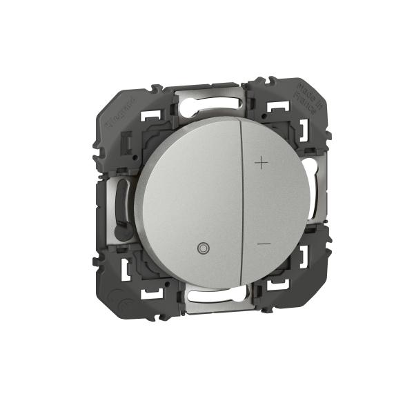 Vignette 3 produit Ref : 600160 | Variateur toutes lampes dooxie 2 fils sans Neutre finition alu