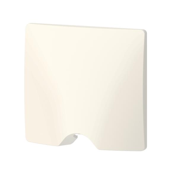 Vignette 3 produit Ref : 600323 | Sortie de cble IP21 dooxie livre complte avec plaque finition blanc