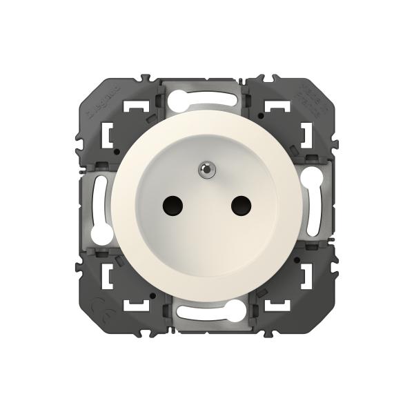 Vignette 3 produit Ref : 600337 | Prise de courant 2P+T  puits dooxie 16A finition blanc