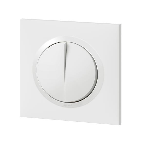 Vignette 3 produit Ref : 600731 | Transformeur pour raliser 5 fonctions va - et - vient et poussoir dooxie one livr avec plaque carre blanche et griffes