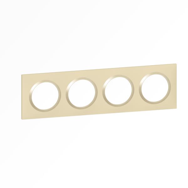 Vignette 3 produit Ref : 600814 | Plaque carre dooxie 4 postes finition dune