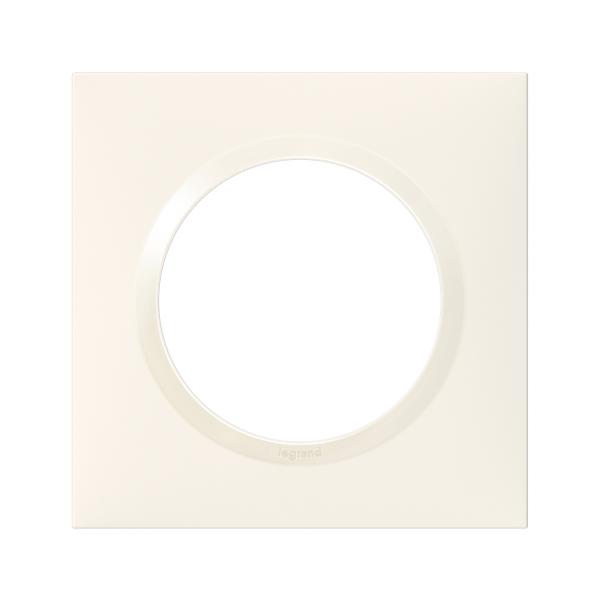 Vignette 3 produit Ref : 600901 | Plaque carre dooxie 1 poste finition blanc