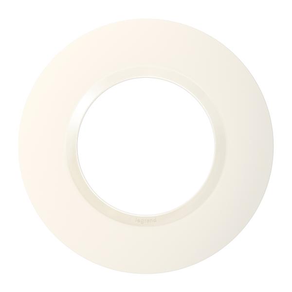 Vignette 3 produit Ref : 600980 | Plaque ronde dooxie 1 poste finition blanc