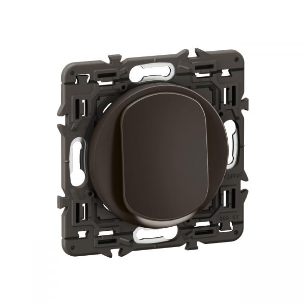 Vignette 3 produit Ref : CE1031 | Poussoir inverseur nouveau Cliane contact NO+NF 6A - prmont Noir