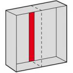 LEGRAND Plaque intermdiaire pour armoire altis assemblable hauteur 1200mm 047649