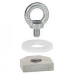 LEGRAND Jeu de 4anneaux de levage m14 pour armoire altis mtal  -  pour charge 1000kg 047696