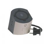 LEGRAND Station de charge 2x2p+t. chargeur sans fil. usb a+c et cordon 2m - taupe/gris 049402