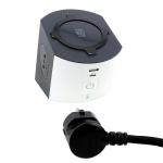 LEGRAND Station de charge 2x2p+t. chargeur sans fil . usb a+c et cordon 2m - blanc/gris 049412
