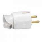 LEGRAND Fiche plastique 2p+t 16a  orientation du cble 360 - blanc 050172