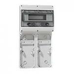 LEGRAND Embase p17 501x265mm avec rail 13 modules et jusqu' 6 prises 16a pour plastron 280x125mm pour compo 057703