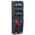 LEGRAND Coffret multiprise hypra ip44  -  6 prises dont 1 prise 32a 3p+t , 1 disjoncteur et 1 interrupteur d 059863