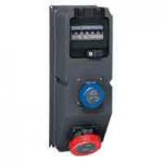 LEGRAND Coffret multiprise hypra ip66/67 - 55  -  2 prises dont 1 prise 32a 3p+n+t et 1 disjoncteur 059873