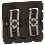 LEGRAND Commande filaire bus knx cliane avec 1 ou 2 touches  4 appuis  quiper d'un ou deux enjoliveurs 067571