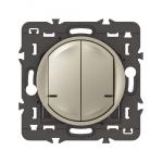 LEGRAND Cde double sans fils clairage/prise cliane with netatmo sans plaque titane 067774A