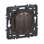 LEGRAND Commande double sans fil sans pile d'clairage cliane with netatmo - graphite 067780L