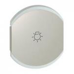 LEGRAND Enjoliveur double cliane clairage 1 pictogramme  -  titane 068442