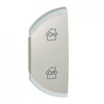 LEGRAND Enjoliveur simple cliane marquages gen , on et off montage gauche  -  titane 068455