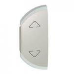 LEGRAND Enjoliveur simple cliane pour volets roulants montage gauche ou droite  -  titane 068569