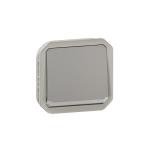 LEGRAND Poussoir no tmoin plexo composable - gris 069533L
