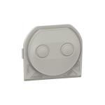 LEGRAND Embout  membrane - plexo - 2 sorties - gris 069599L