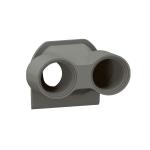 LEGRAND Embout presse-toupe plexo 2 entres iso20 anthracite 069673L