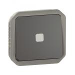 LEGRAND Interrupteur temporis lumineux plexo composable anthracite 069804L