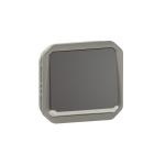 LEGRAND Poussoir no-nf lumineux plexo composable anthracite 069816L