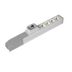 LEGRAND Bloc nourrice quip de 4 prises 2p+t et 1 disjoncteur diffrentiel ph+n 16a 30ma  connecter 073465