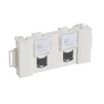 LEGRAND Double prise rj45 mosaic 6a stp - blanc 076547