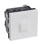 LEGRAND Poussoir 500w maximum mosaic pour 1 ou plusieurs volets roulants  -  blanc 077028