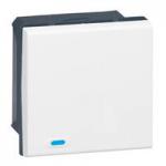 LEGRAND Commande filaire bus knx mosaic avec 1 touche  1 appui  -  blanc 078489