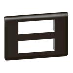 LEGRAND Plaque de finition mosaic pour 2x6 modules noir mat 079076L